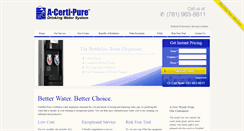 Desktop Screenshot of certifiedpure.com